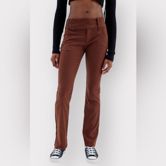 UO Y2K Belted Low Rise Trouser Pant - Picture 10 of 16